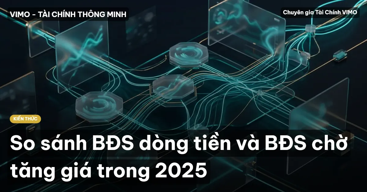 So sánh BĐS dòng tiền và BĐS chờ tăng giá trong 2025