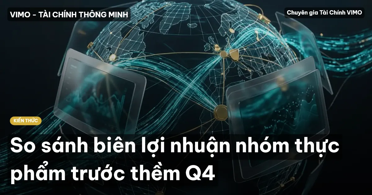 So sánh biên lợi nhuận nhóm thực phẩm trước thềm Q4