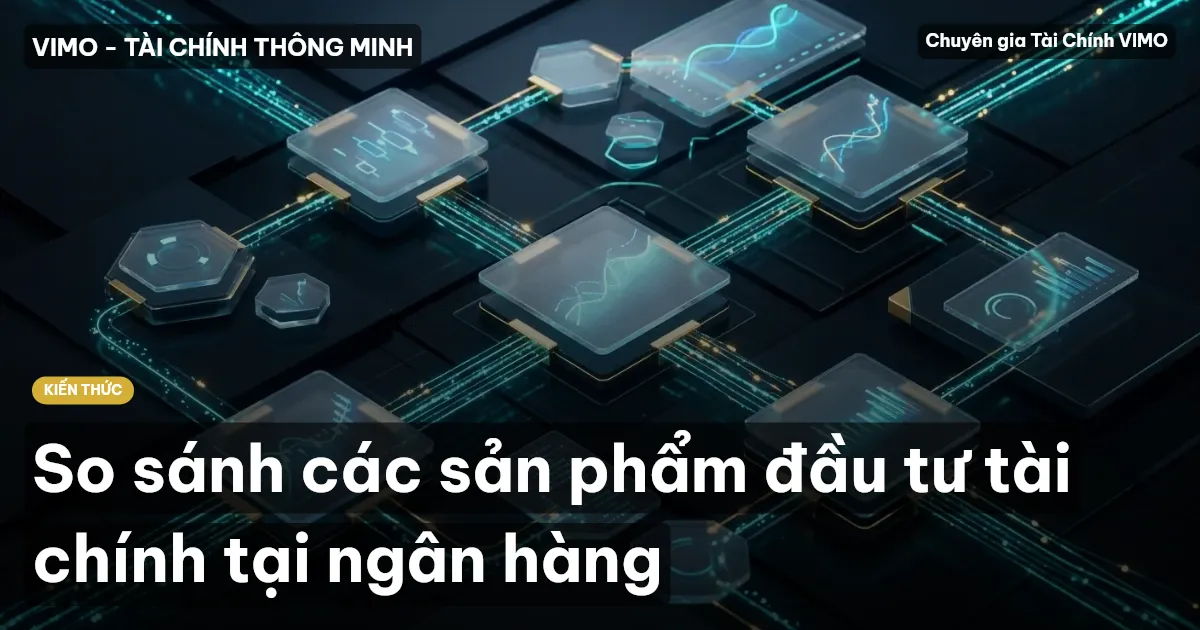 So sánh các sản phẩm đầu tư tài chính tại ngân hàng