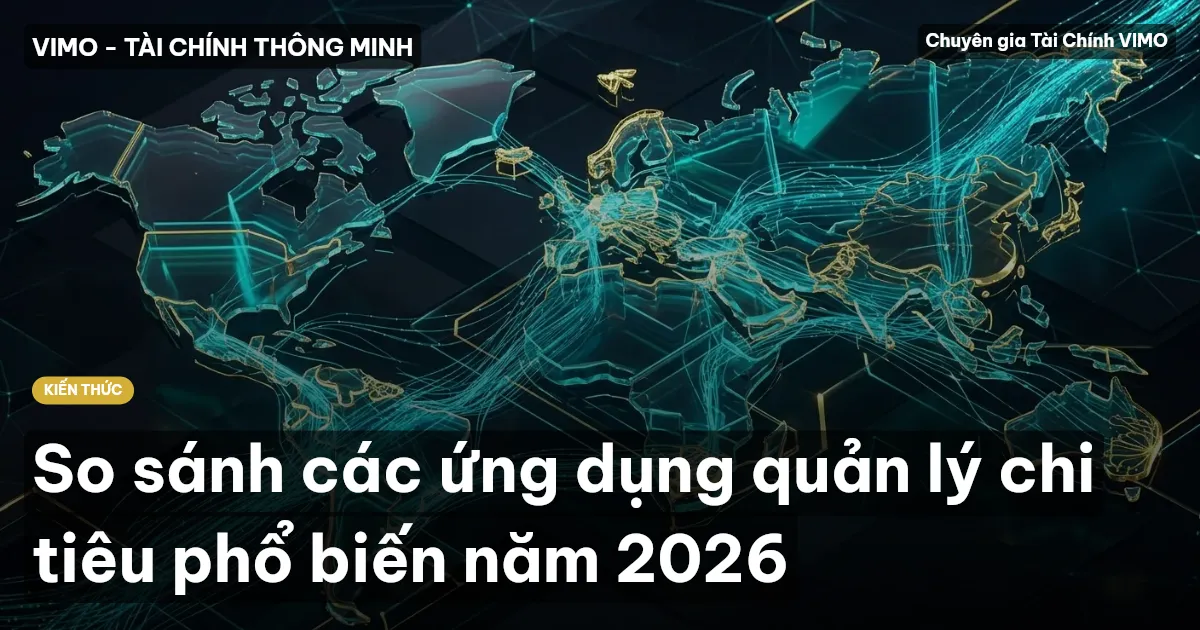 So sánh các ứng dụng quản lý chi tiêu phổ biến năm 2026