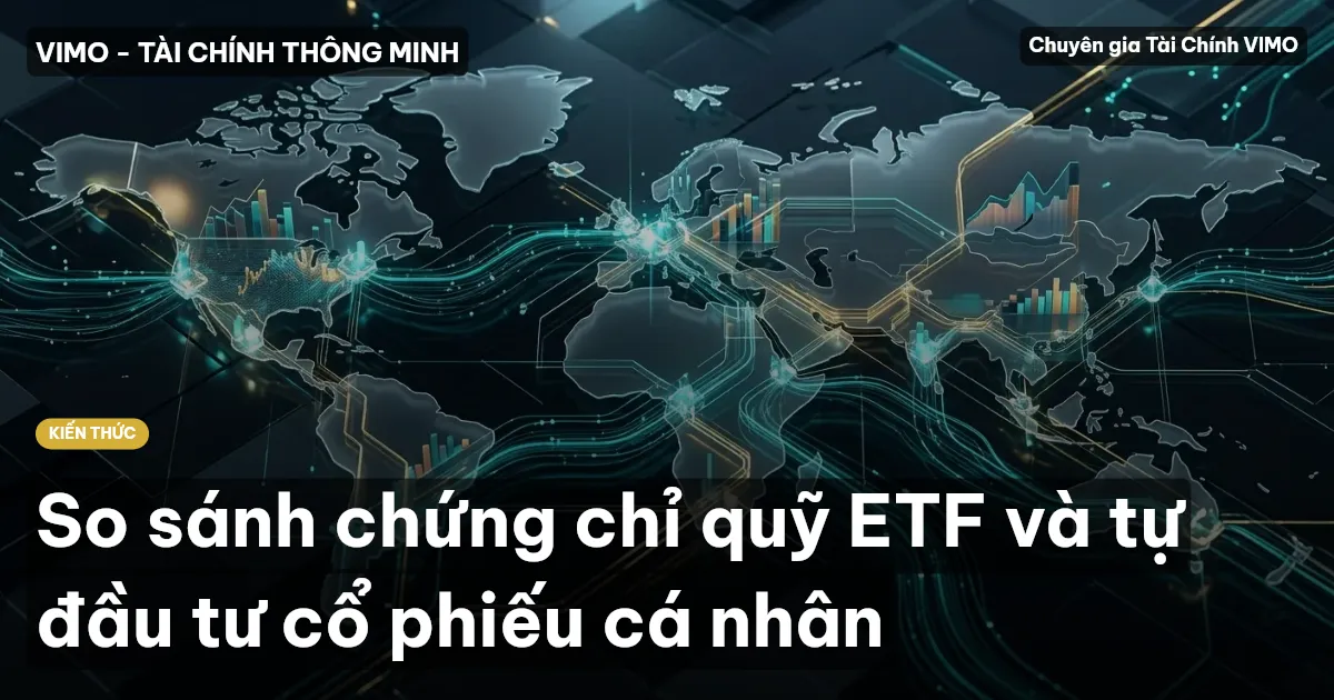 So sánh chứng chỉ quỹ ETF và tự đầu tư cổ phiếu cá nhân
