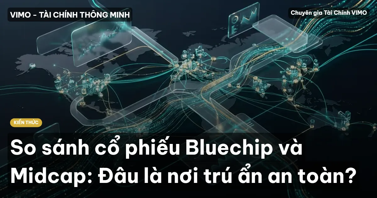 So sánh cổ phiếu Bluechip và Midcap: Đâu là nơi trú ẩn an toàn?