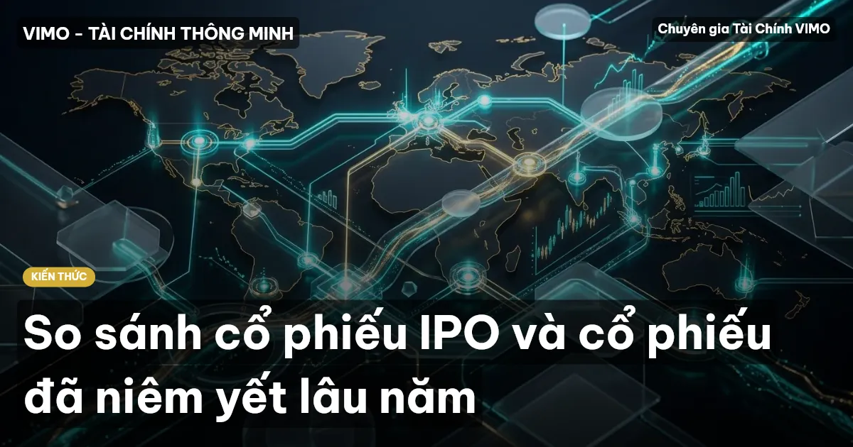 So sánh cổ phiếu IPO và cổ phiếu đã niêm yết lâu năm