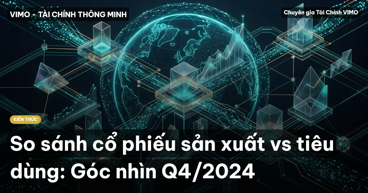 So sánh cổ phiếu sản xuất vs tiêu dùng: Góc nhìn Q4/2024