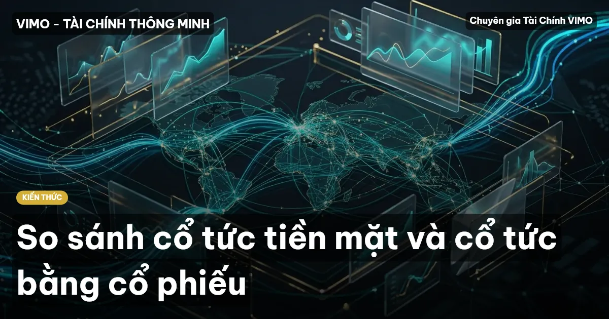 So sánh cổ tức tiền mặt và cổ tức bằng cổ phiếu