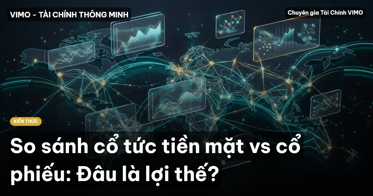 So sánh cổ tức tiền mặt vs cổ phiếu: Đâu là lợi thế?