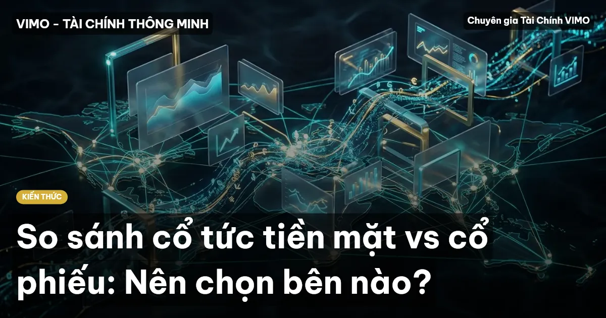 So sánh cổ tức tiền mặt vs cổ phiếu: Nên chọn bên nào?