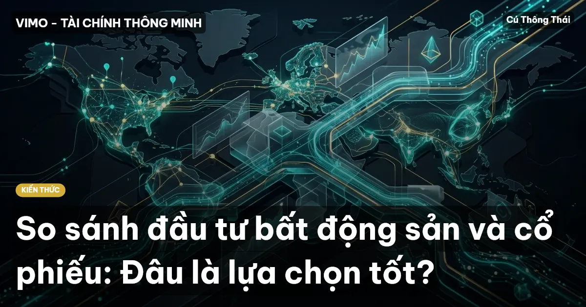 So sánh đầu tư bất động sản và cổ phiếu: Đâu là lựa chọn tốt?