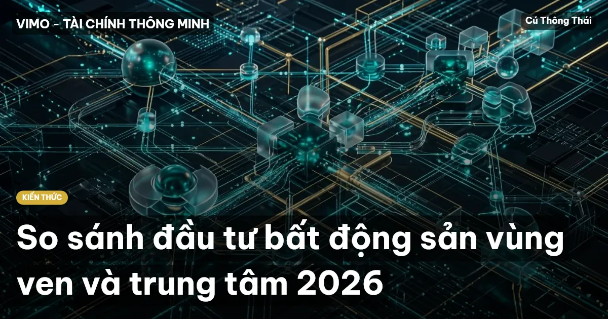 So sánh đầu tư bất động sản vùng ven và trung tâm 2026