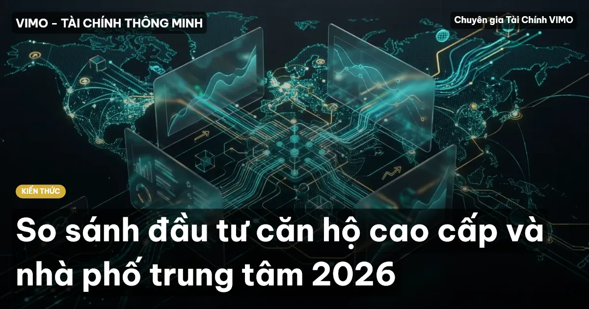 So sánh đầu tư căn hộ cao cấp và nhà phố trung tâm 2026