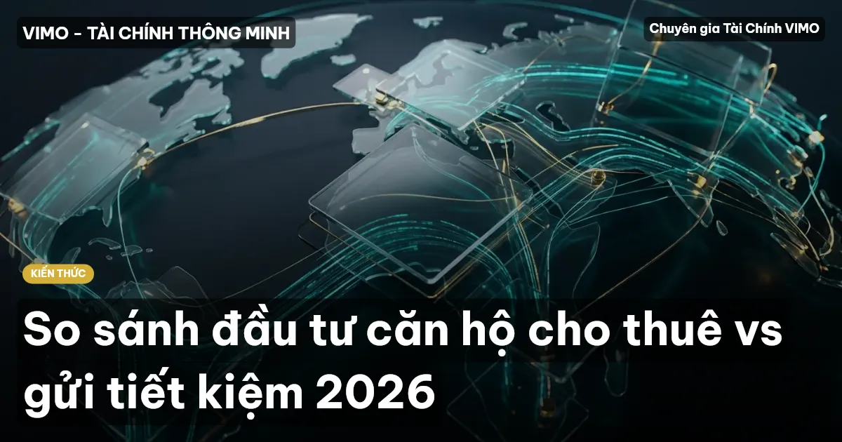 So sánh đầu tư căn hộ cho thuê vs gửi tiết kiệm 2026