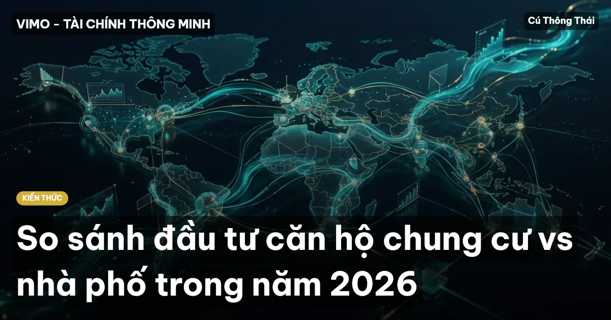So sánh đầu tư căn hộ chung cư vs nhà phố trong năm 2026
