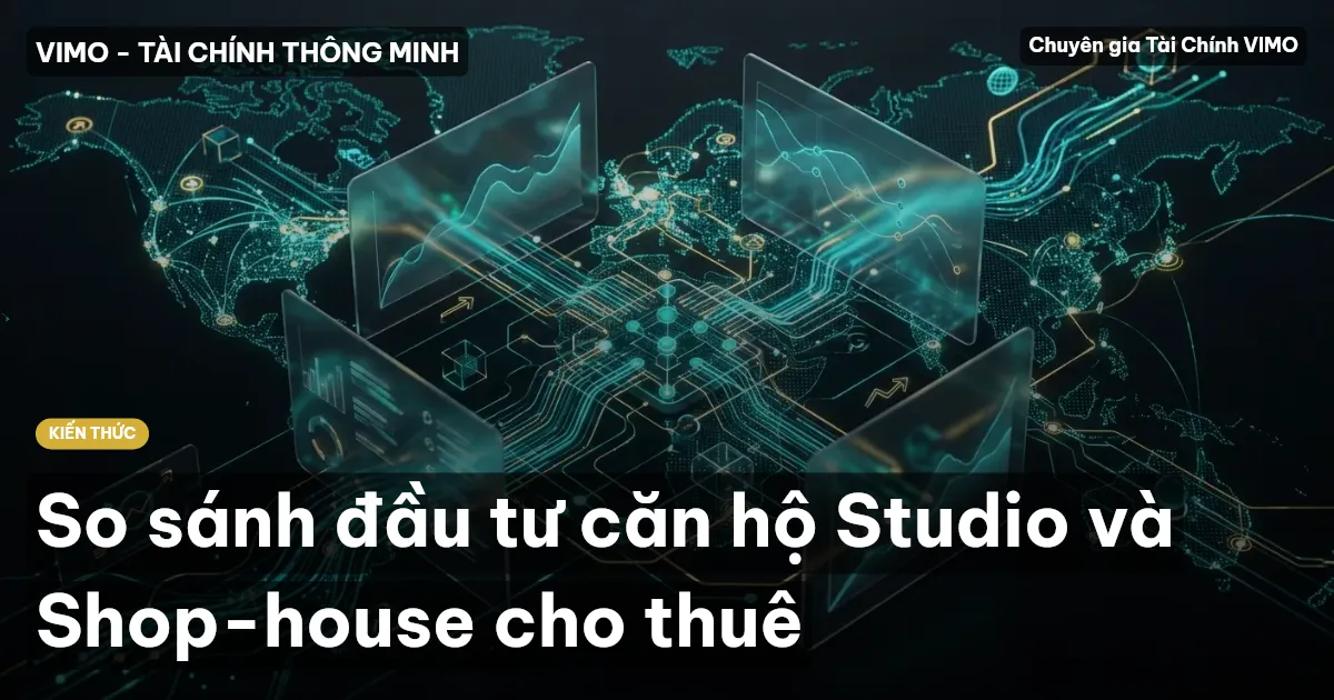 So sánh đầu tư căn hộ Studio và Shop-house cho thuê