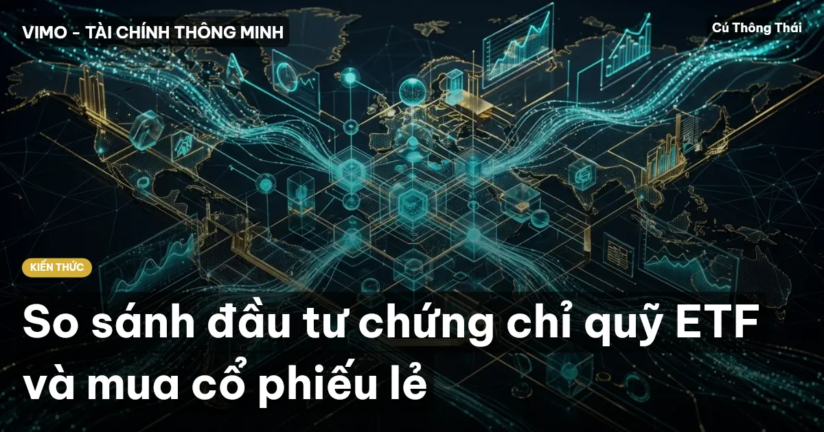 So sánh đầu tư chứng chỉ quỹ ETF và mua cổ phiếu lẻ