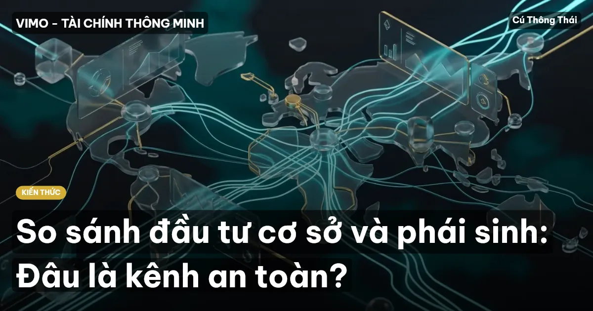 So sánh đầu tư cơ sở và phái sinh: Đâu là kênh an toàn?