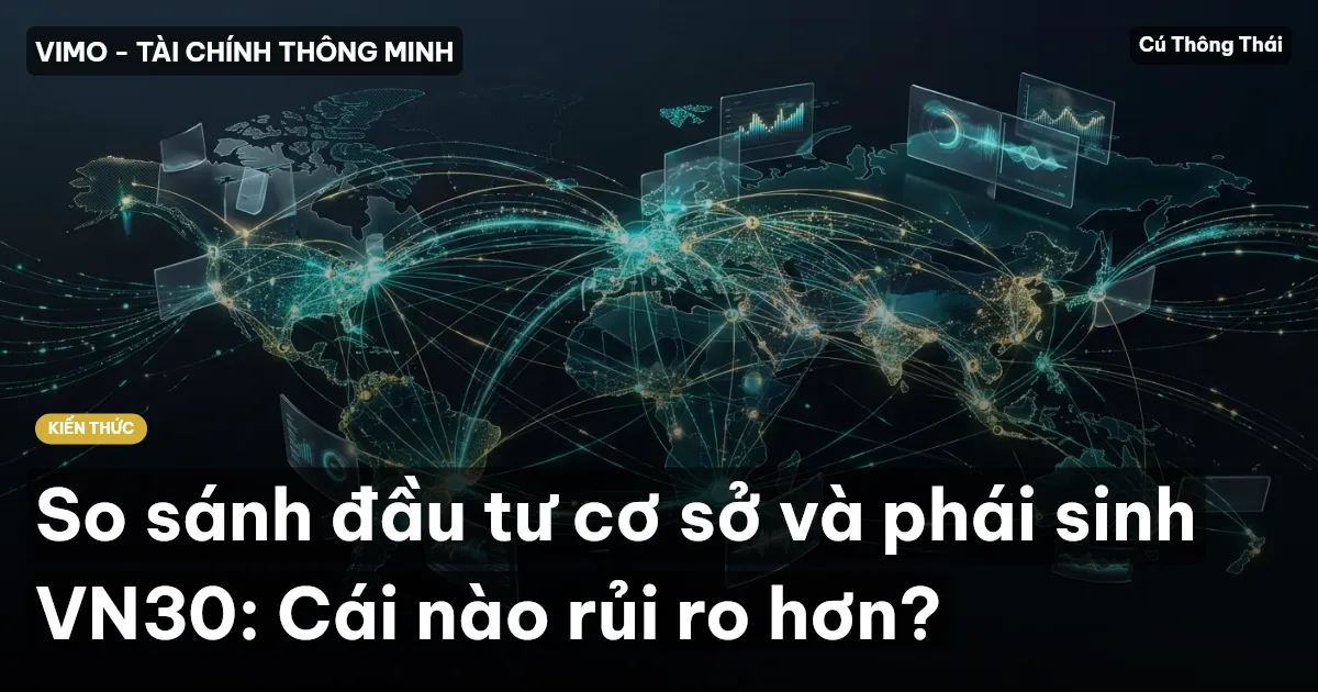So sánh đầu tư cơ sở và phái sinh VN30: Cái nào rủi ro hơn?