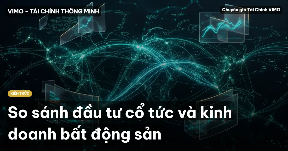 So sánh đầu tư cổ tức và kinh doanh bất động sản