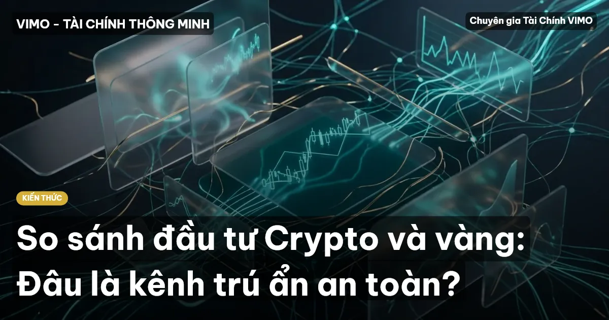 So sánh đầu tư Crypto và vàng: Đâu là kênh trú ẩn an toàn?