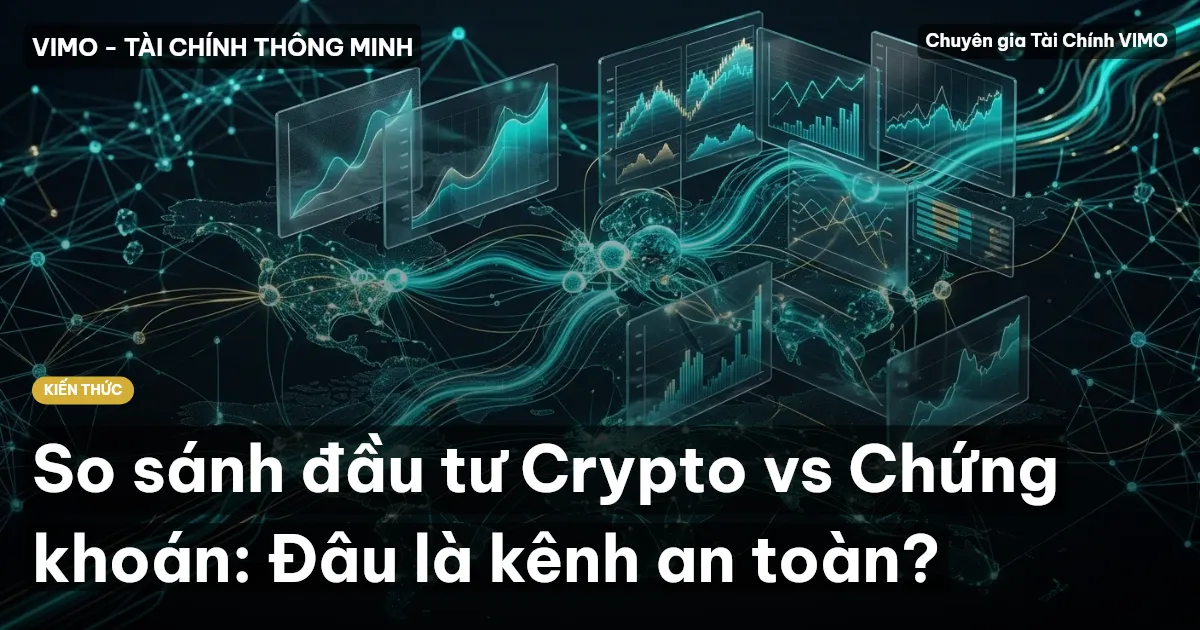 So sánh đầu tư Crypto vs Chứng khoán: Đâu là kênh an toàn?