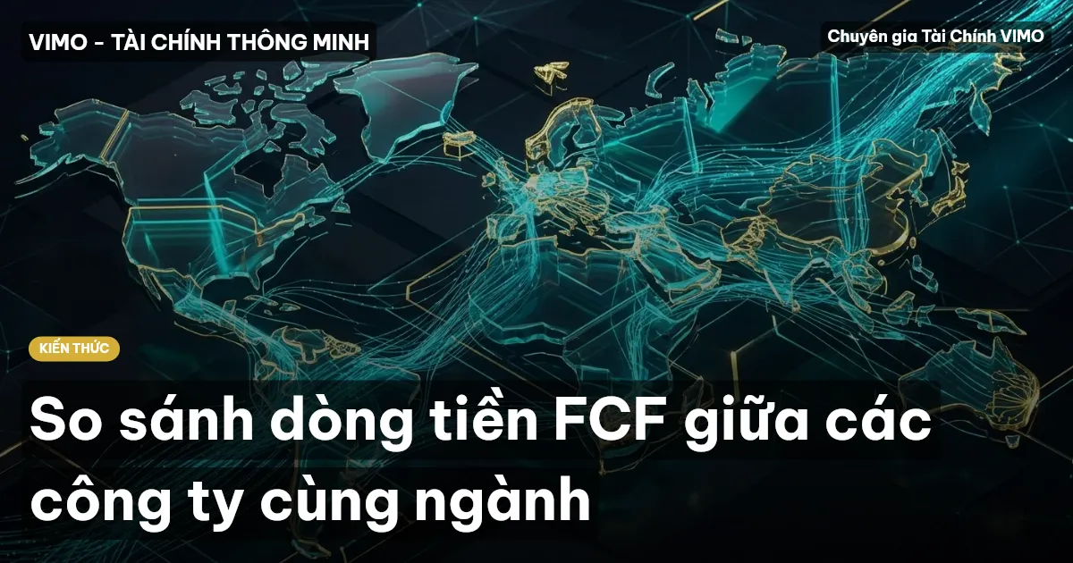 So sánh dòng tiền FCF giữa các công ty cùng ngành