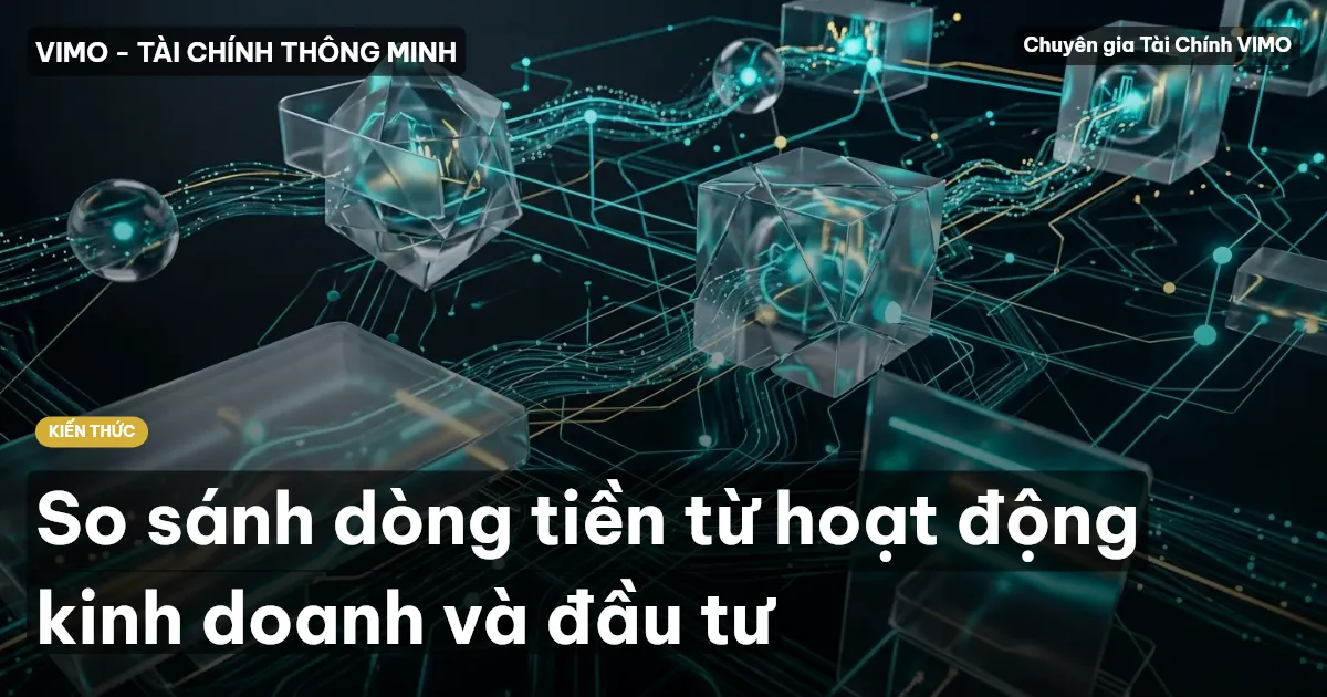So sánh dòng tiền từ hoạt động kinh doanh và đầu tư
