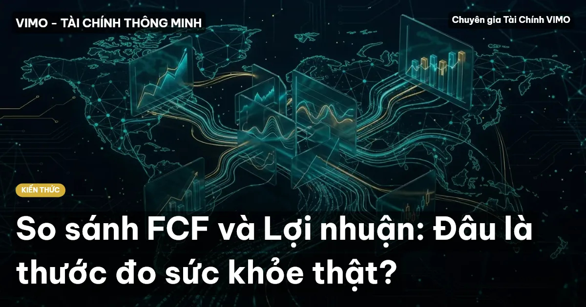 So sánh FCF và Lợi nhuận: Đâu là thước đo sức khỏe thật?