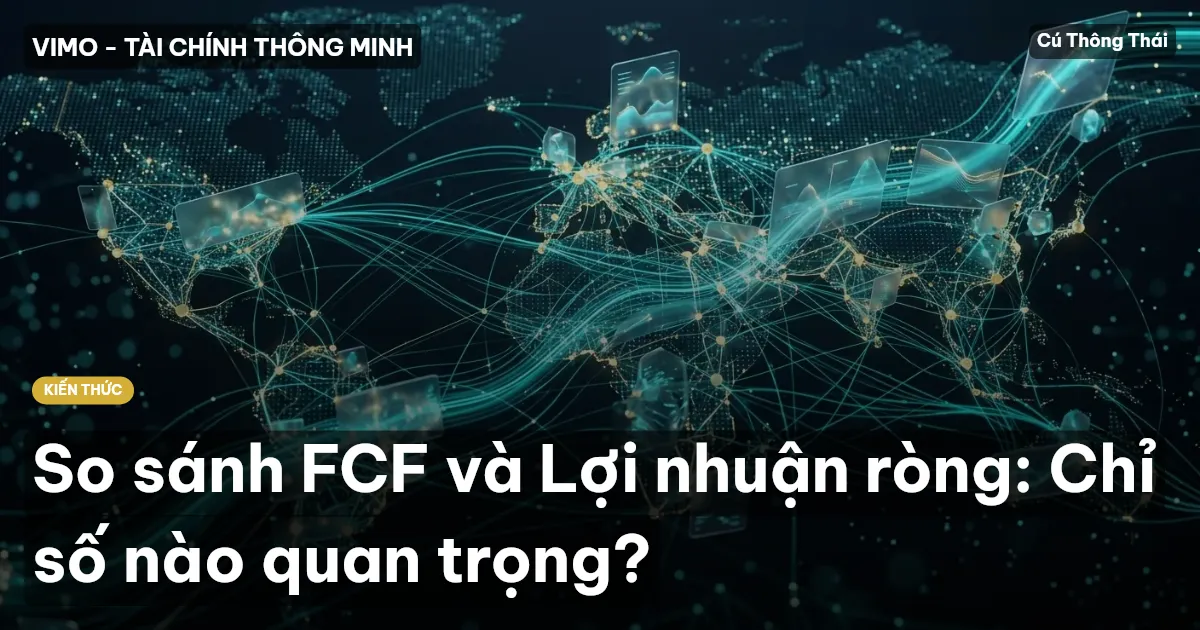So sánh FCF và Lợi nhuận ròng: Chỉ số nào quan trọng?