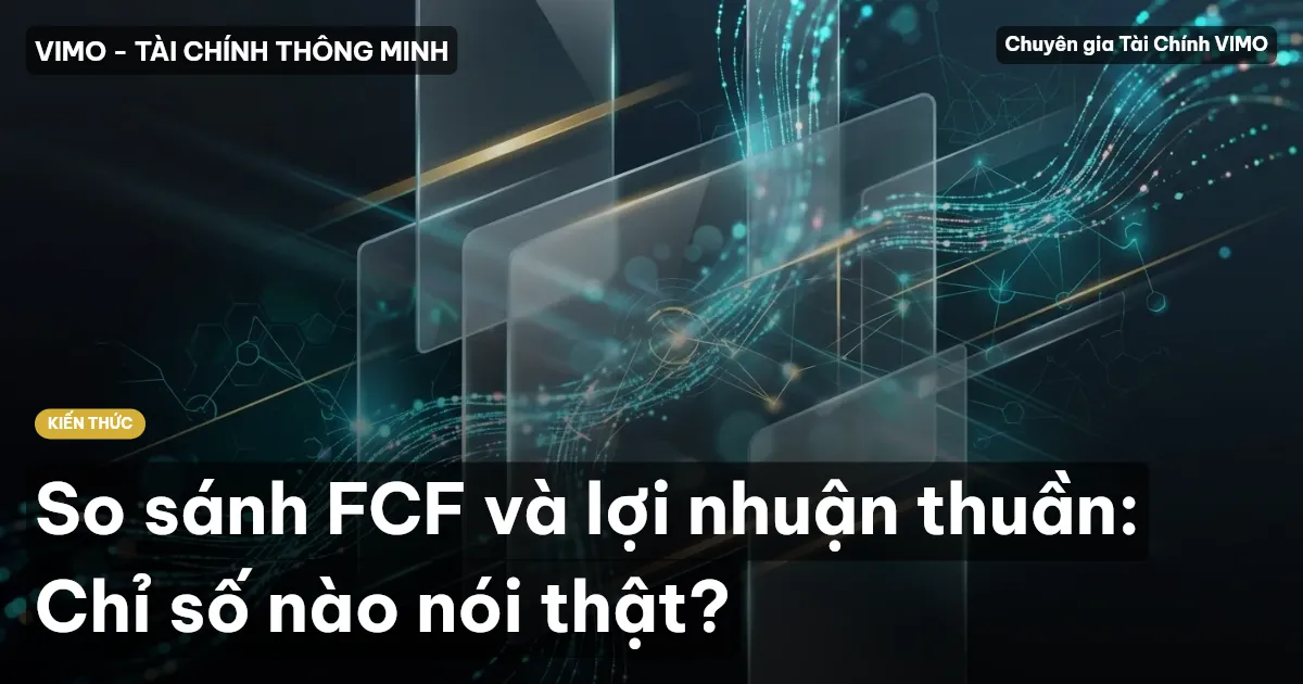 So sánh FCF và lợi nhuận thuần: Chỉ số nào nói thật?
