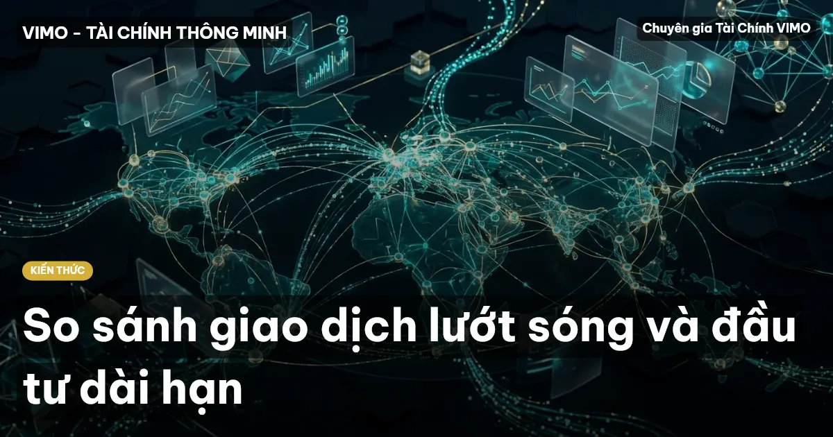 So sánh giao dịch lướt sóng và đầu tư dài hạn