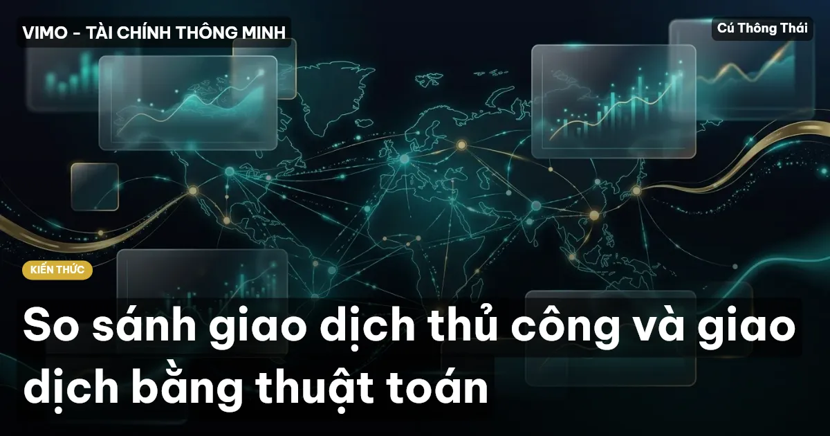 So sánh giao dịch thủ công và giao dịch bằng thuật toán
