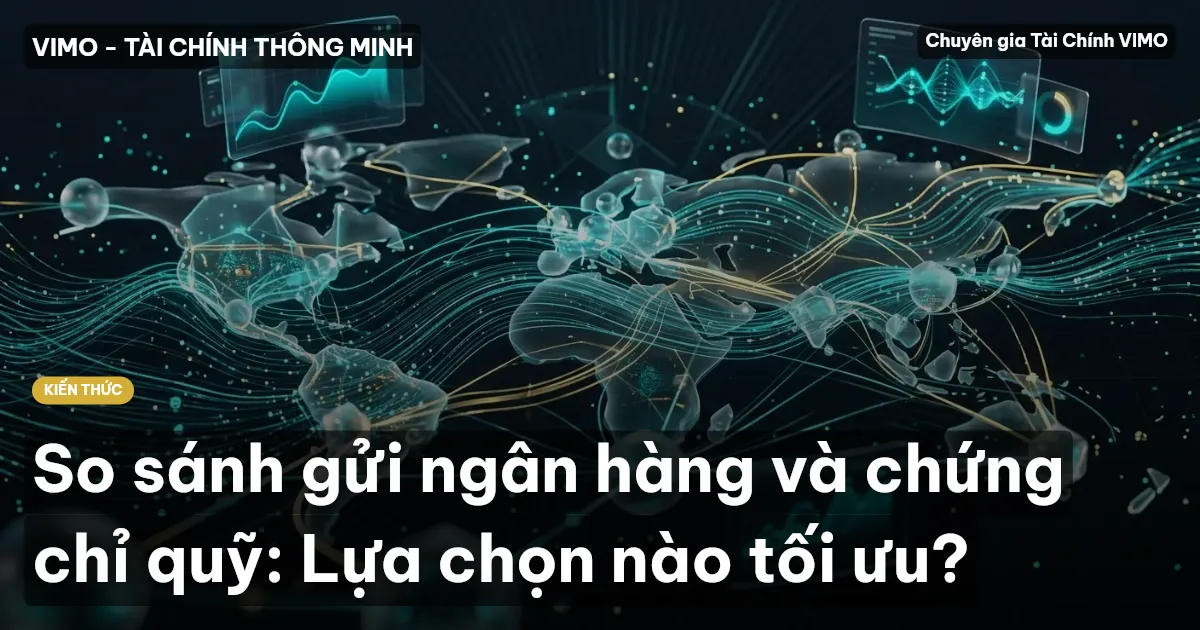 So sánh gửi ngân hàng và chứng chỉ quỹ: Lựa chọn nào tối ưu?