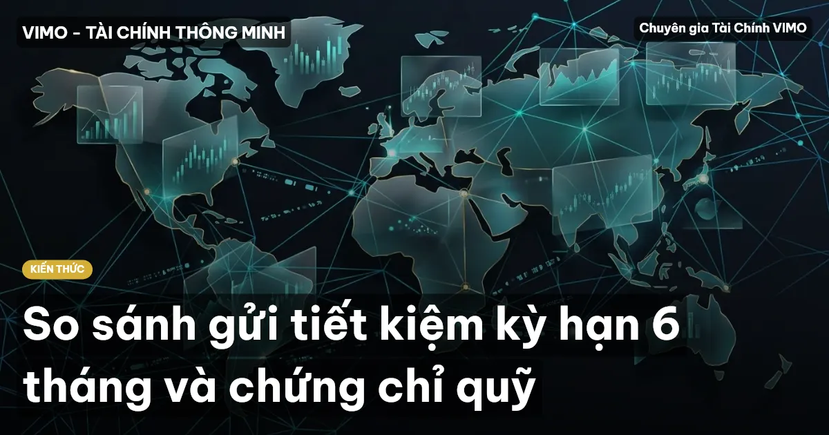 So sánh gửi tiết kiệm kỳ hạn 6 tháng và chứng chỉ quỹ