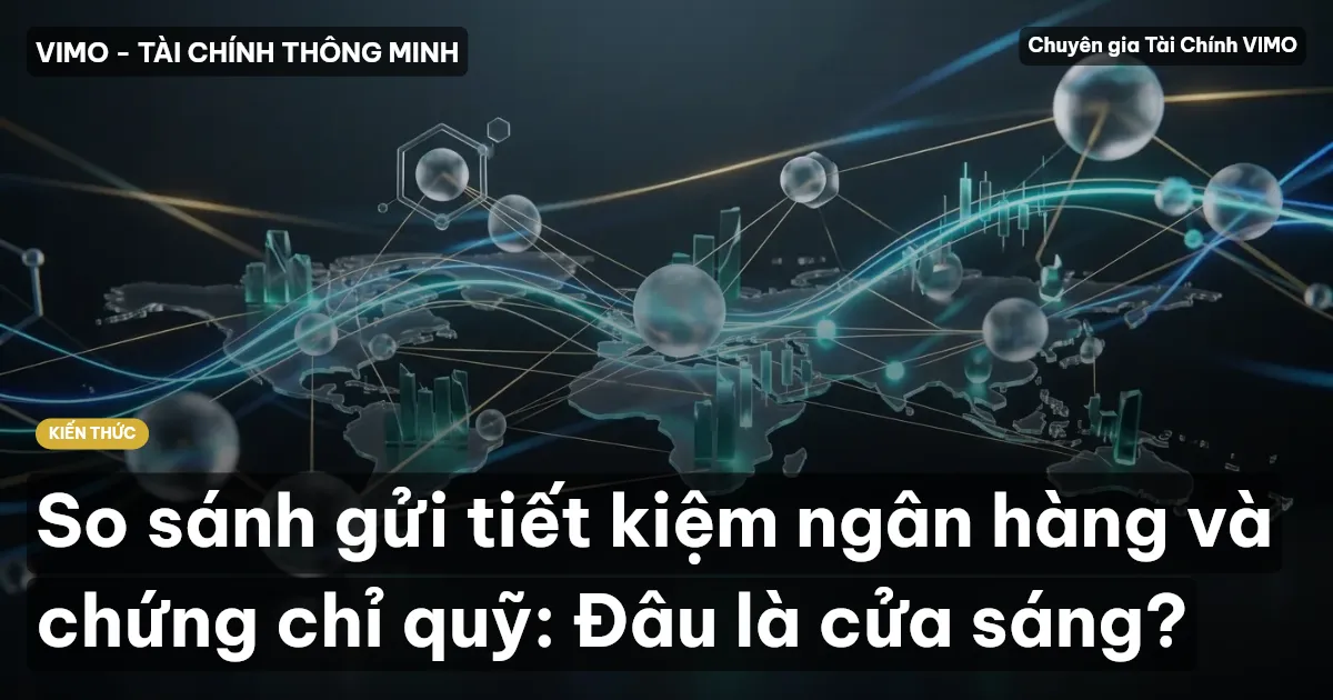 So sánh gửi tiết kiệm ngân hàng và chứng chỉ quỹ: Đâu là cửa sáng?