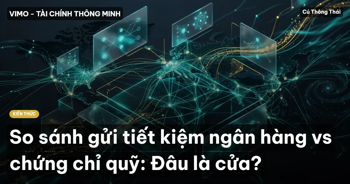 So sánh gửi tiết kiệm ngân hàng vs chứng chỉ quỹ: Đâu là cửa?