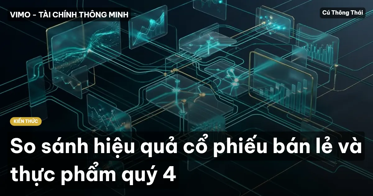 So sánh hiệu quả cổ phiếu bán lẻ và thực phẩm quý 4