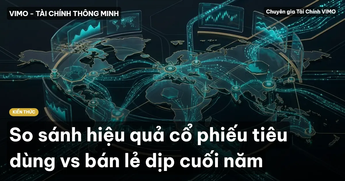 So sánh hiệu quả cổ phiếu tiêu dùng vs bán lẻ dịp cuối năm