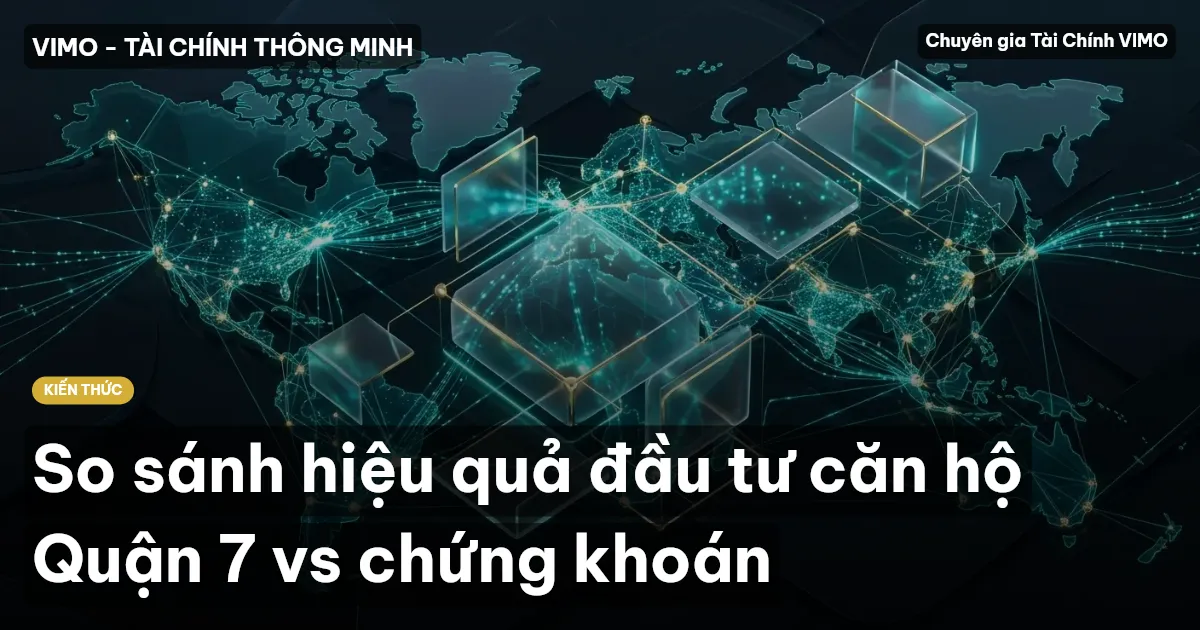 So sánh hiệu quả đầu tư căn hộ Quận 7 vs chứng khoán