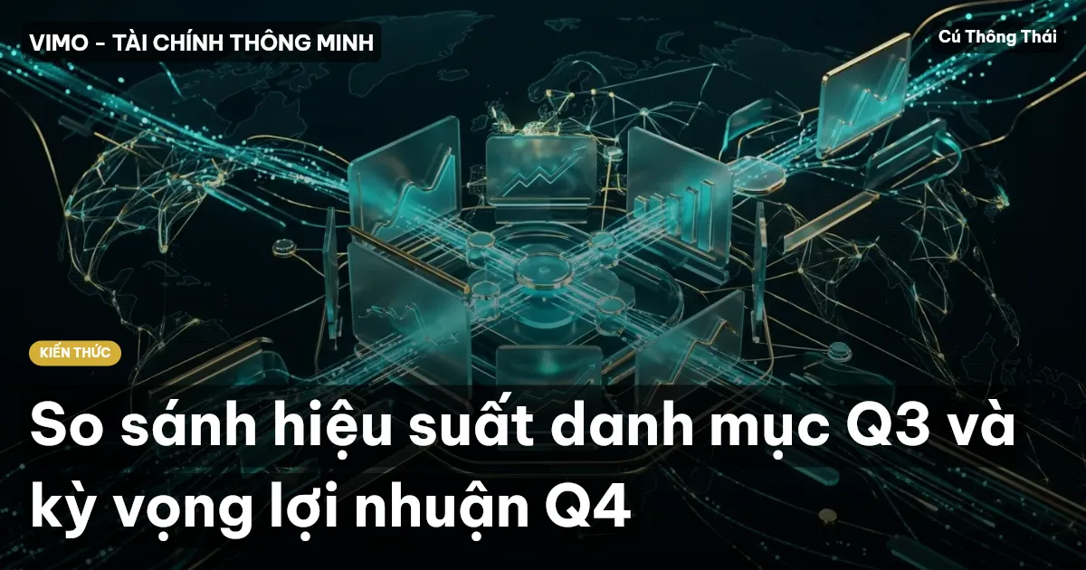 So sánh hiệu suất danh mục Q3 và kỳ vọng lợi nhuận Q4