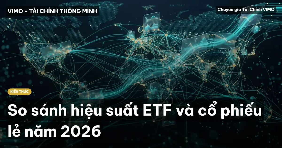 So sánh hiệu suất ETF và cổ phiếu lẻ năm 2026