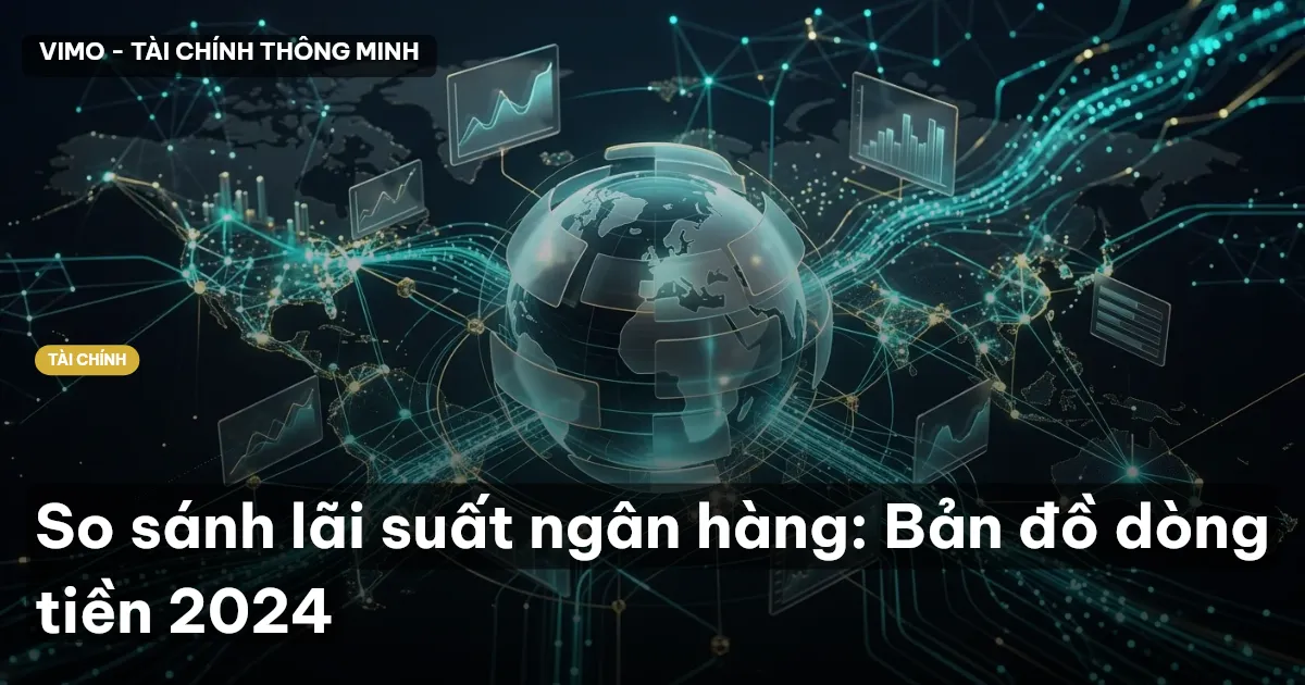 So sánh lãi suất ngân hàng: Bản đồ dòng tiền 2024