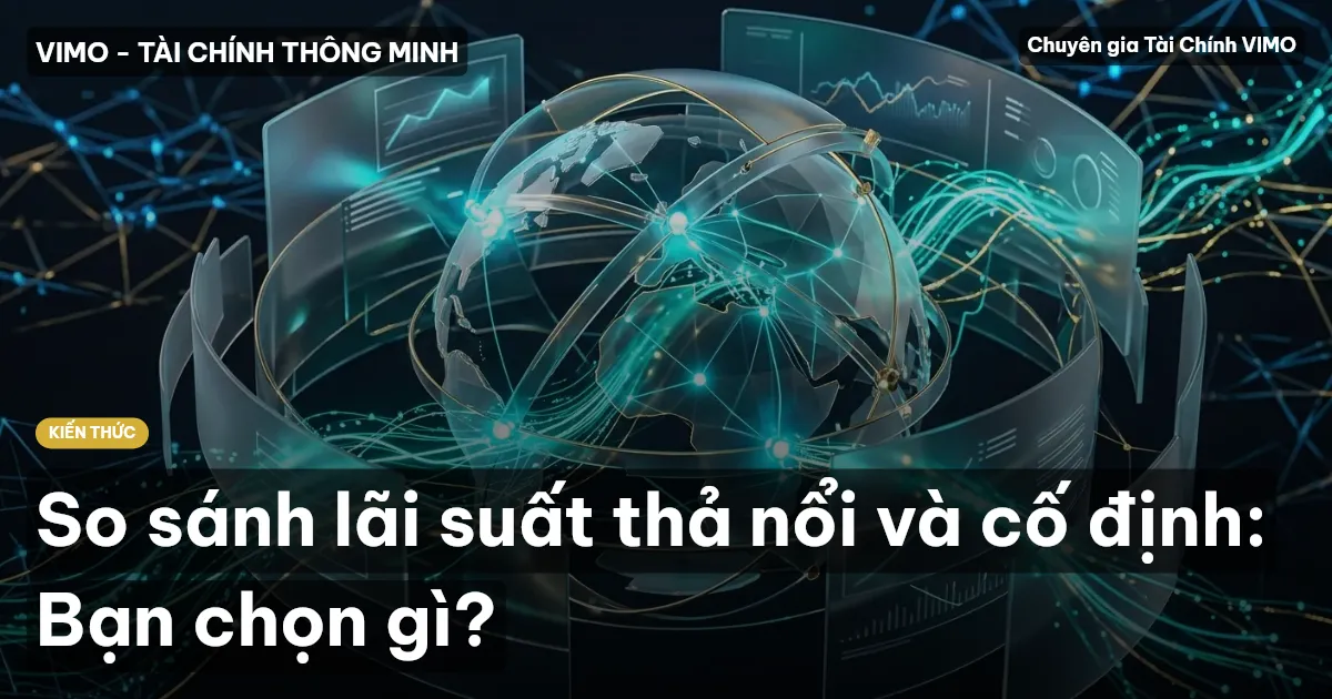 So sánh lãi suất thả nổi và cố định: Bạn chọn gì?
