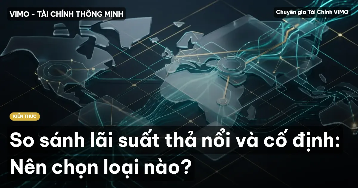 So sánh lãi suất thả nổi và cố định: Nên chọn loại nào?
