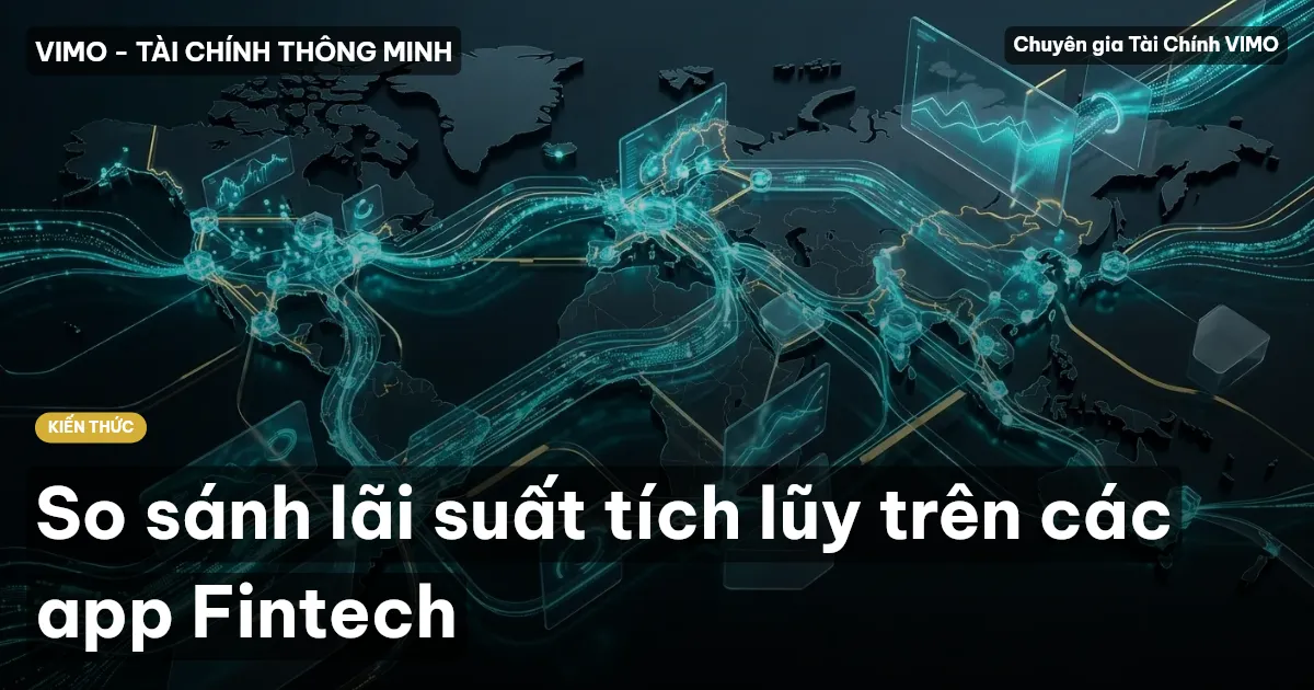 So sánh lãi suất tích lũy trên các app Fintech