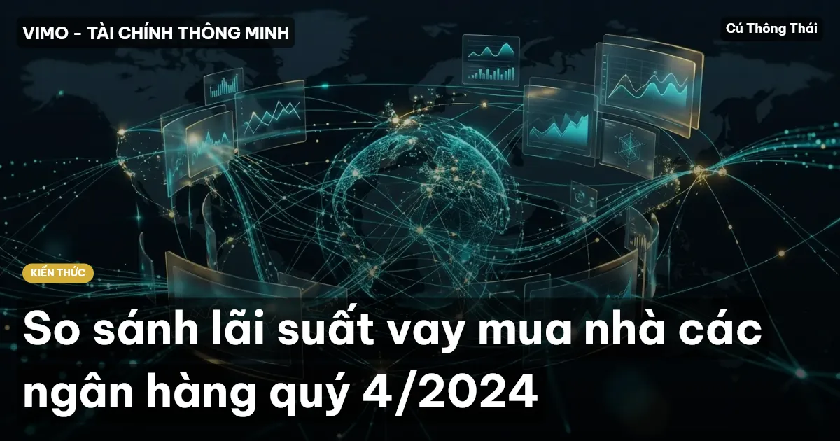 So sánh lãi suất vay mua nhà các ngân hàng quý 4/2024