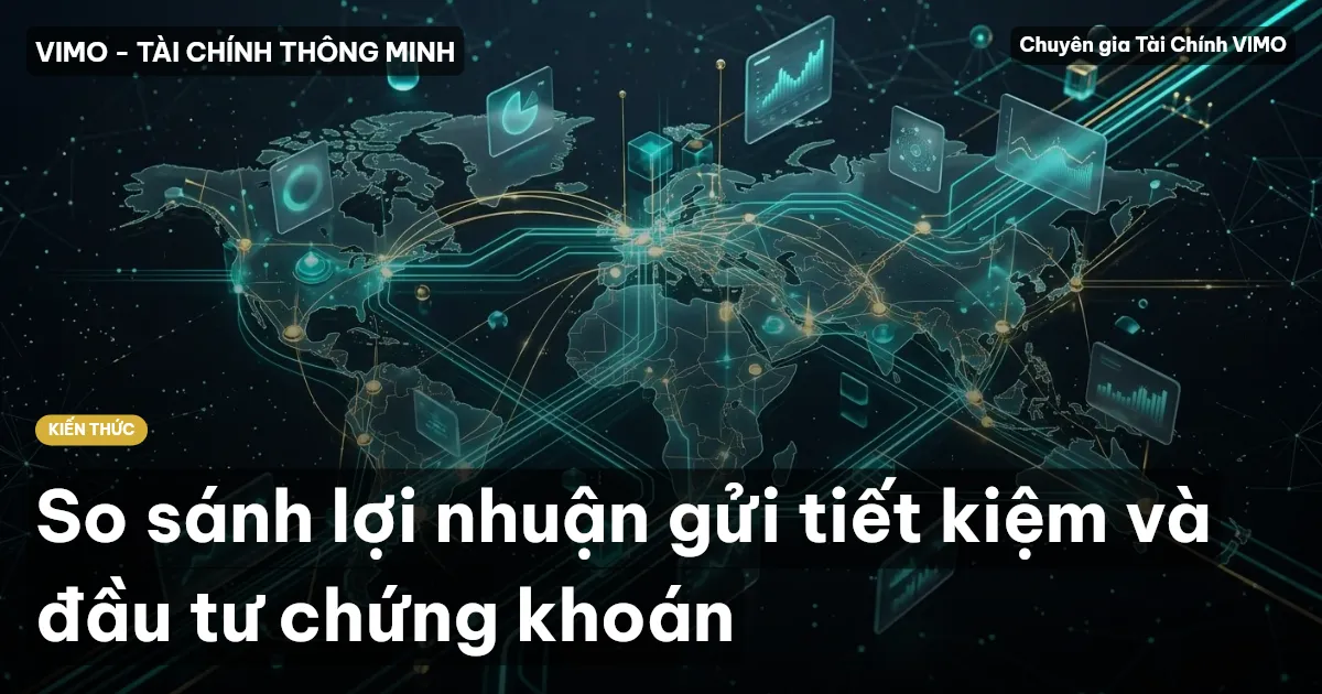 So sánh lợi nhuận gửi tiết kiệm và đầu tư chứng khoán