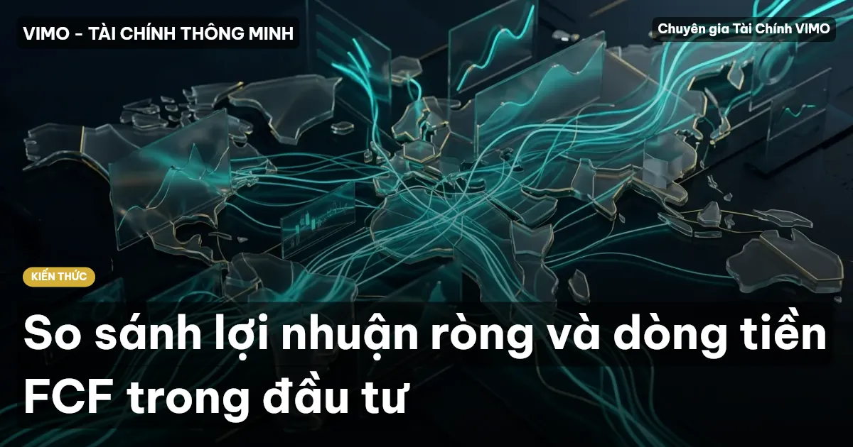 So sánh lợi nhuận ròng và dòng tiền FCF trong đầu tư
