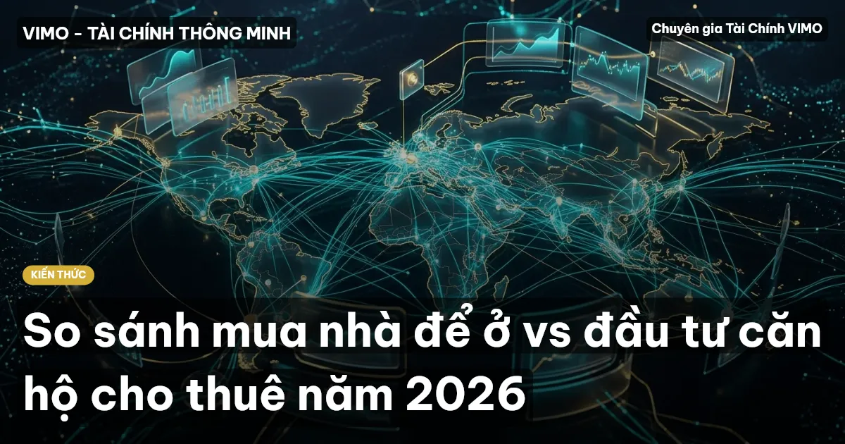 So sánh mua nhà để ở vs đầu tư căn hộ cho thuê năm 2026