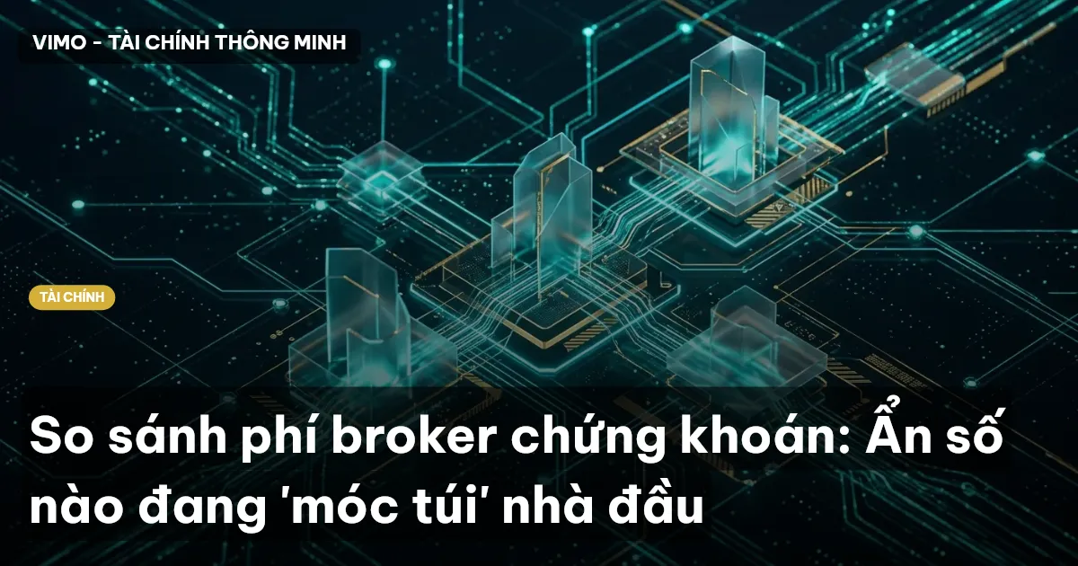 So sánh phí broker chứng khoán: Ẩn số nào đang 'móc túi' nhà đầu