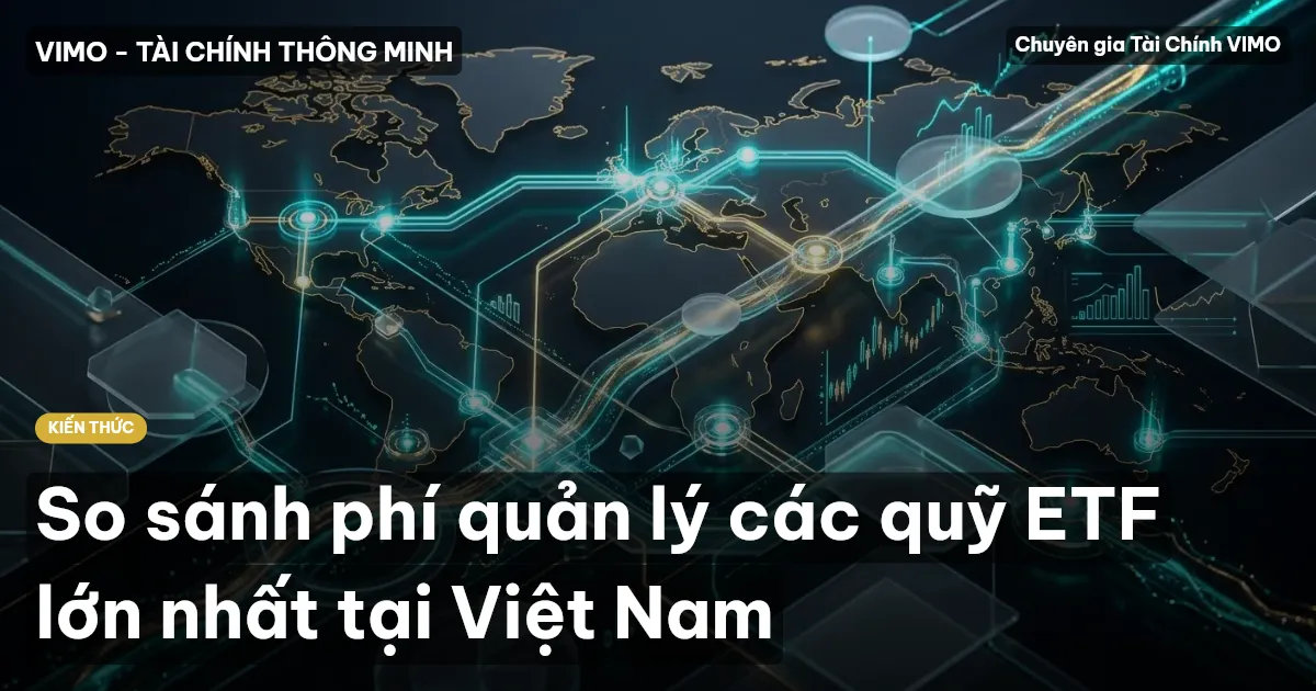 So sánh phí quản lý các quỹ ETF lớn nhất tại Việt Nam