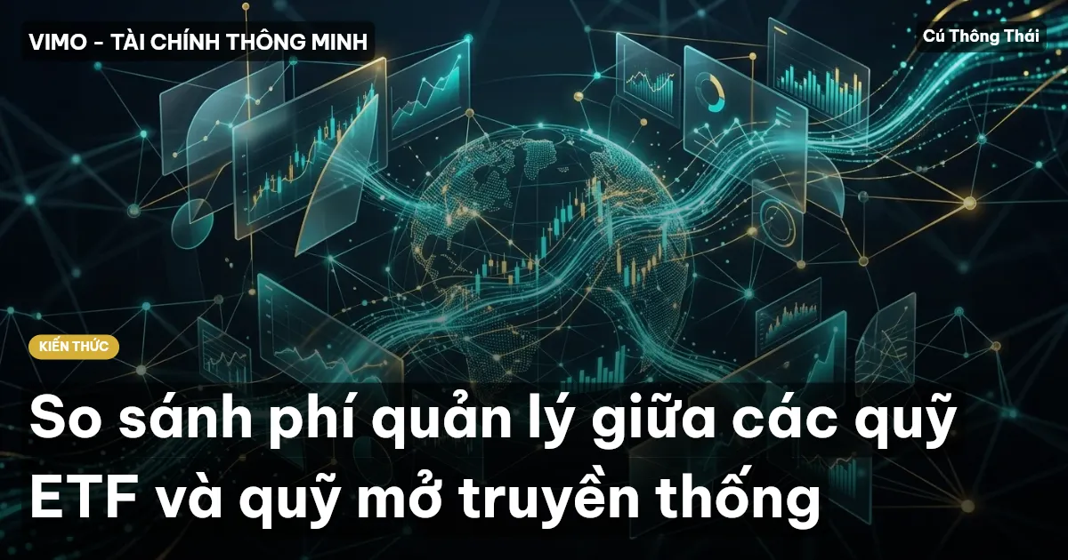 So sánh phí quản lý giữa các quỹ ETF và quỹ mở truyền thống